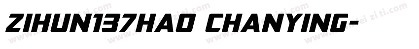 zihun137hao chanying字体转换